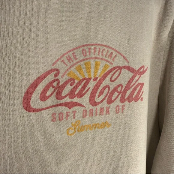 Official Coca-Cola "Soft Drink of Summer" Retro 1886 Graphic Crewneck - Picture 3 of 5